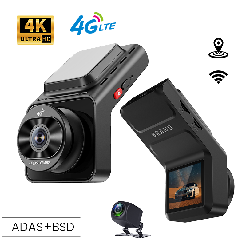 Dash Cam Rear View Mirror 12 Inch - 4K 4G 2 Zoll Dashcam mit