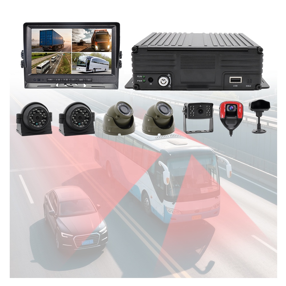 Dash Cam Front And Rear 4K - 4K 1080P 8-Kanal 4Ch MDVR 360-Grad-Kamera
