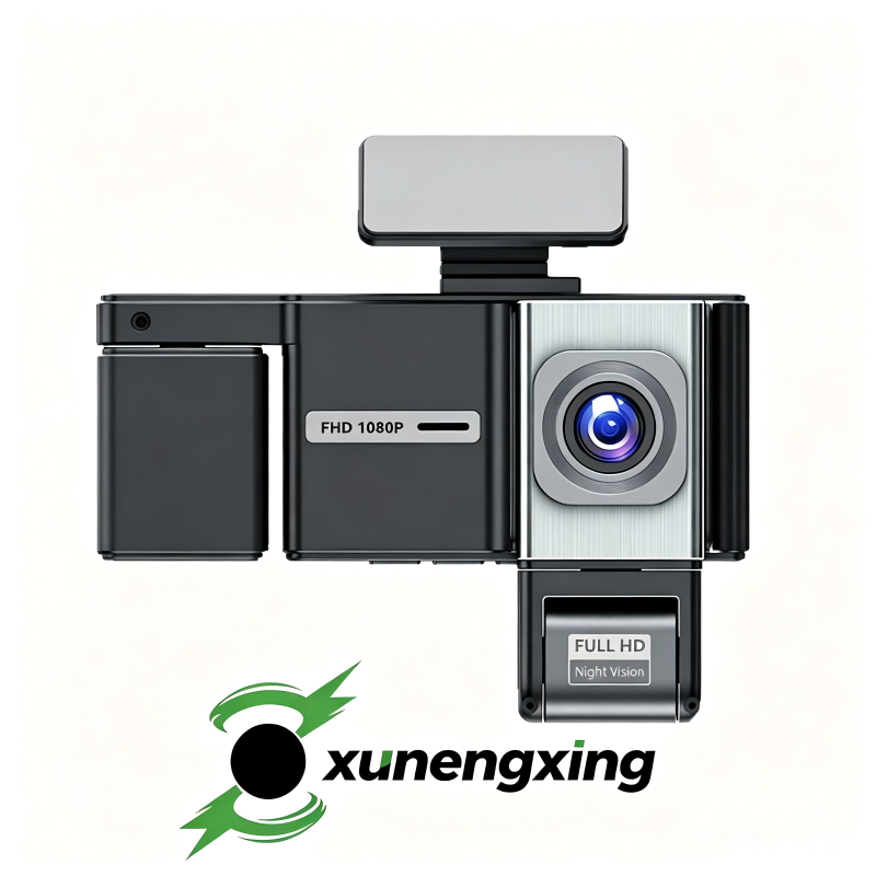 Dash Cam Night Vision Infrared - Vierkanalige Dashcam 1080P HD Infrarot-Nachtsicht WiFi-Verbindung