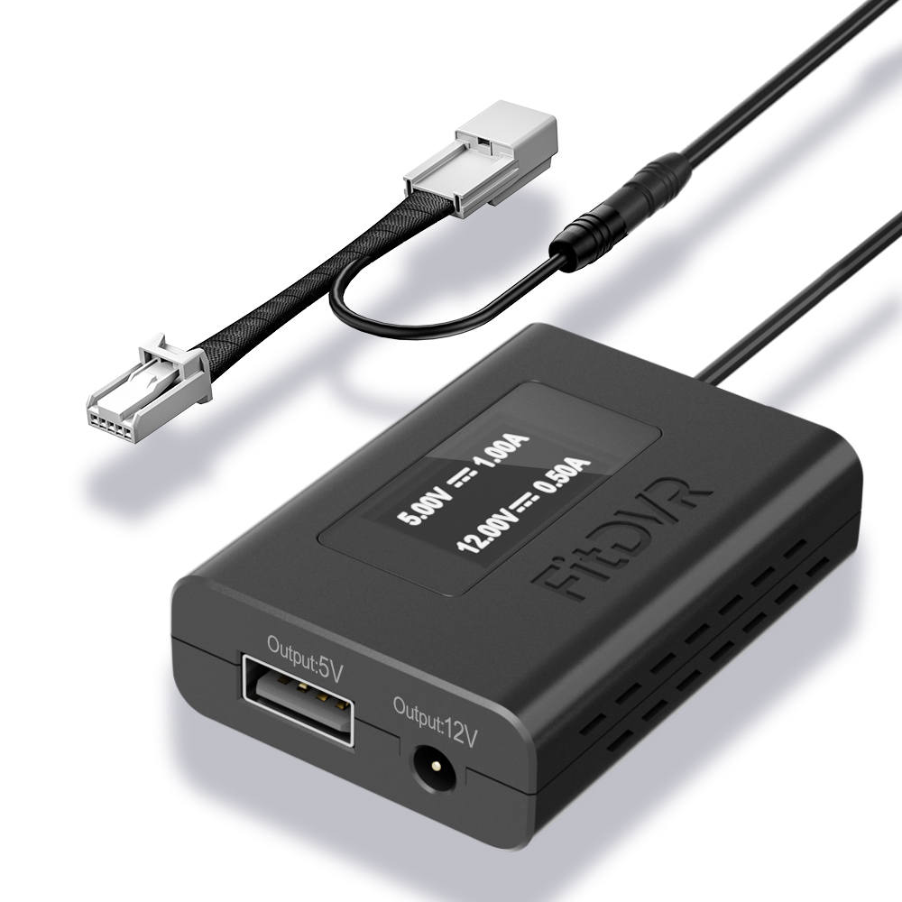 Dash Cam Hardwire Kit - FitDVR Dashcam-Netzteil (5-Pin) für Toyota mit
