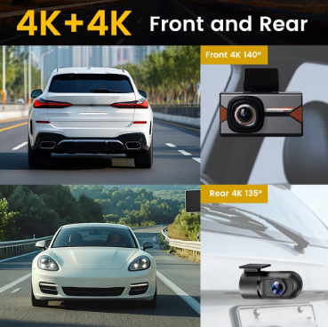 Dash Cam Front And Rear 4K - Für SUVs 4K 4K Dashcam für