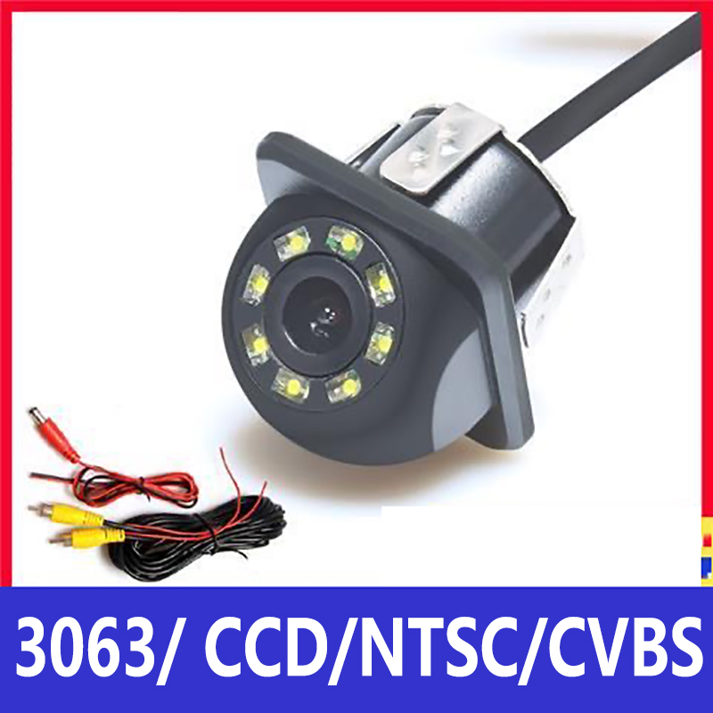 Dash Cam With Parking Monitor - 8 LED Auto-Einparkhilfe Infrarot-Nachtsicht-Weitwinkel-Rückfahrkamera 170° °