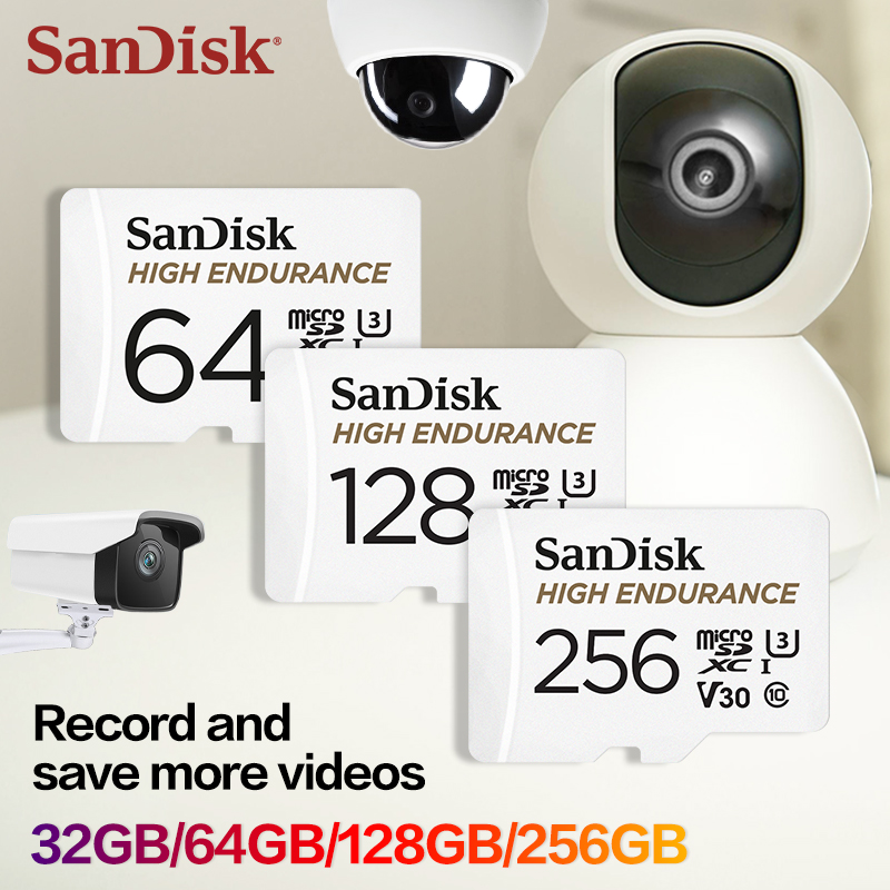 Dash Cam Sd Card 256Gb High Endurance - SanDisk High Endurance microSD-Karte 32GB 64GB