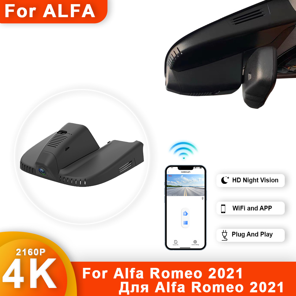 Dash Cam Front And Rear 4K - Maßge schneiderte 4k hd 2160p Plug