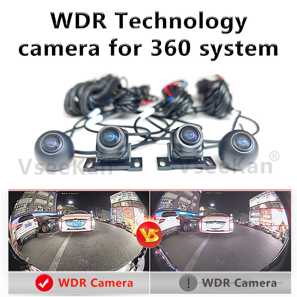 Dash Cam With Parking Monitor - Auto 360° Surround-View-System WDR-Kamera Klare Nachtsicht