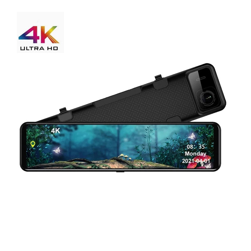 Dual Dash Cam With Gps Wifi - 12 Zoll Touchscreen Dual-Kamera 4K Auto-DVR