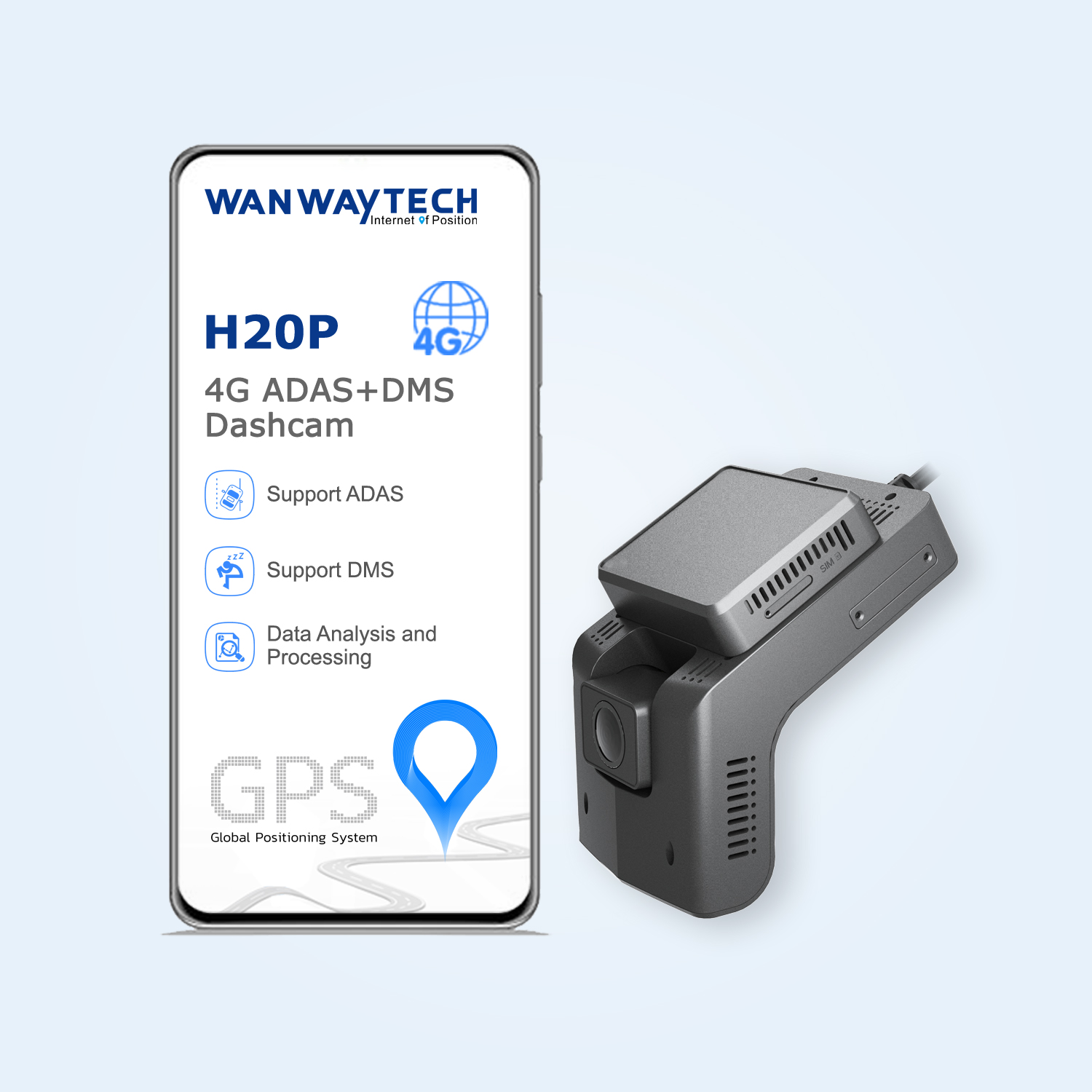 Dual Dash Cam With Gps Wifi - WanWay Dashcam WiFi Auto-Videorecorder 4G AI