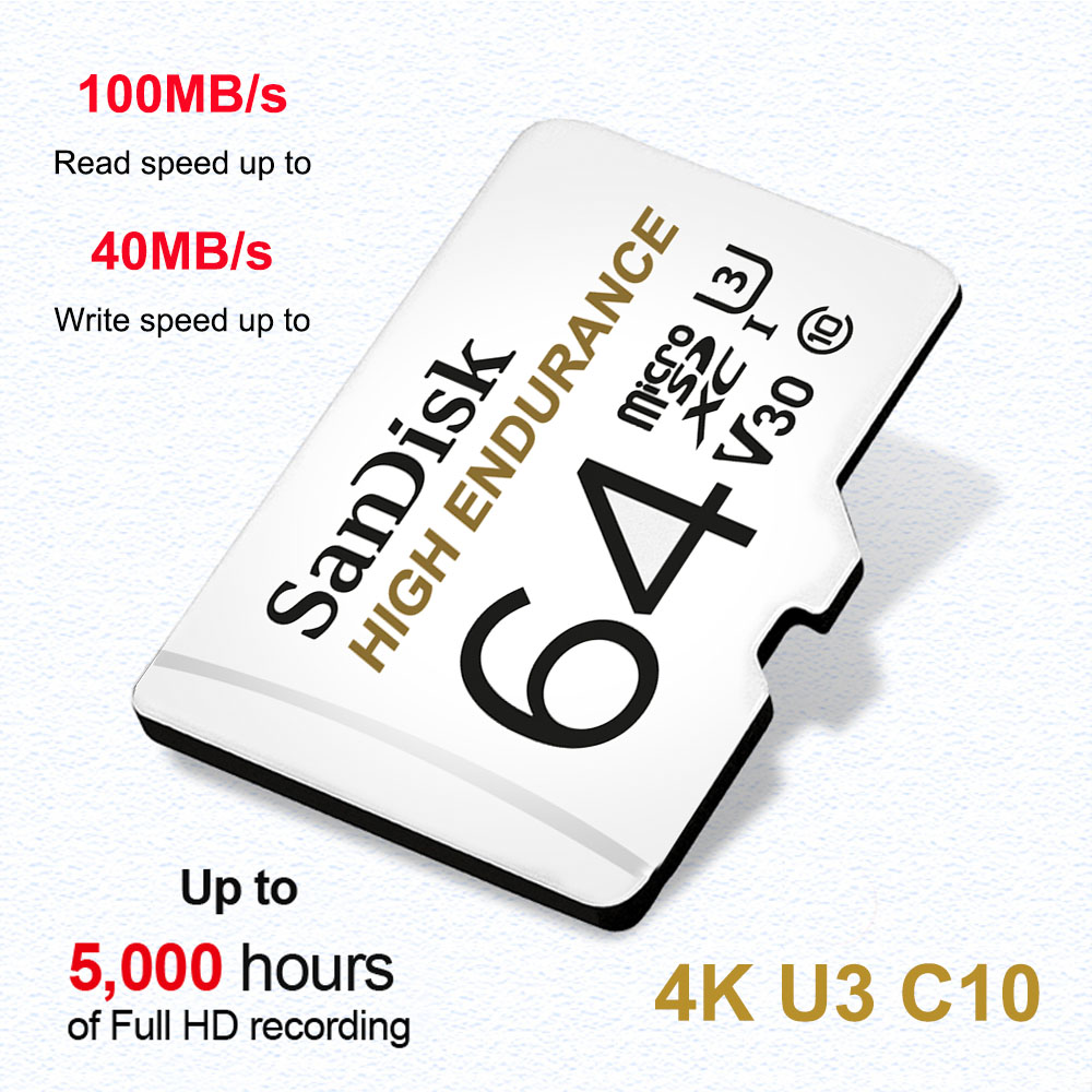 Dash Cam Sd Card 256Gb High Endurance - SanDisk MAX ENDURANCE MicroSD-Karte 256GB 128GB