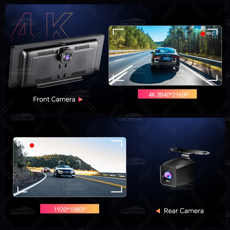 11,3 Zoll Auto DVR 4K Dash Cam – Dual Dash Cam With Gps Wifi Bewertung und Preis