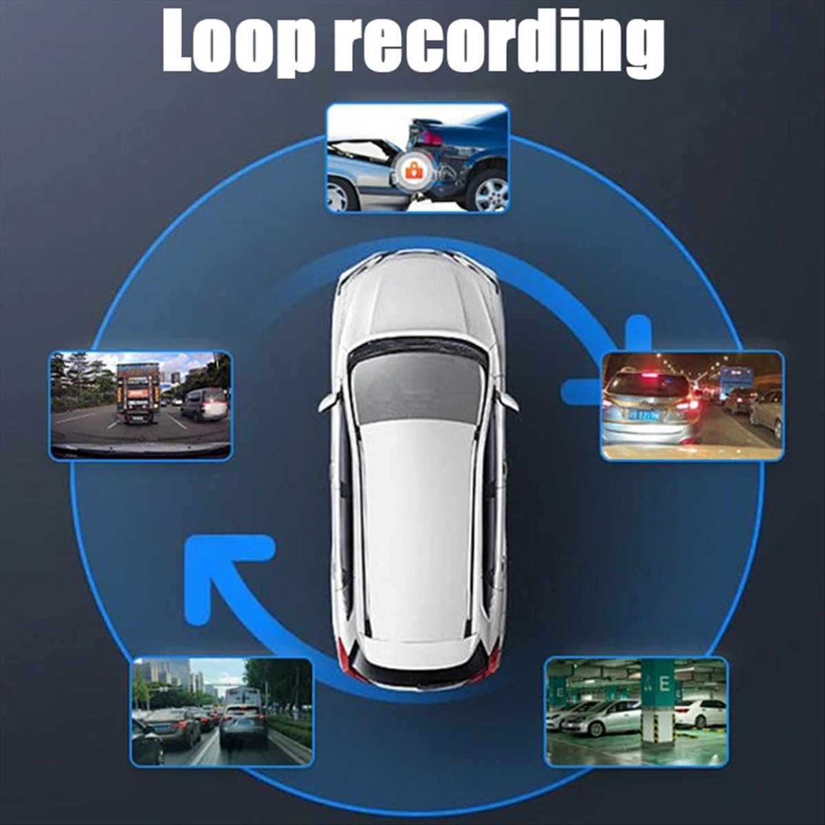 HAPPYDAY~ 3-Kanal-Dashcam für  – Dash Cam 3 Channel 1080P Bewertung und Preis