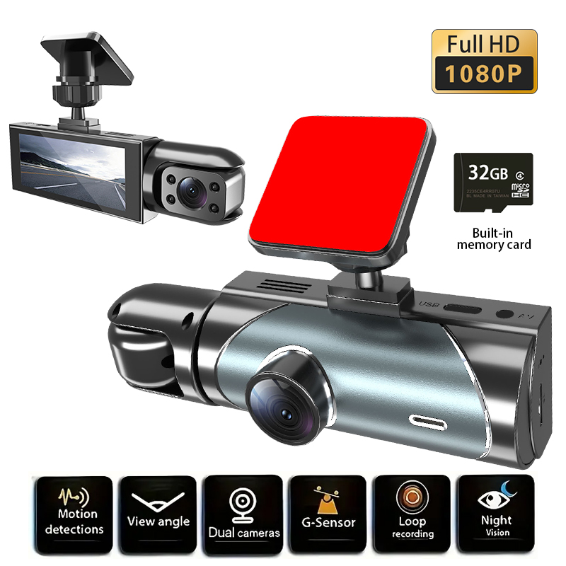 Mini-Dashcam in drei Ausführun – Dash Cam 3 Channel 1080P Bewertung und Preis
