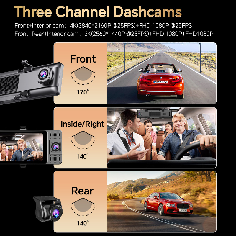 H330 Dash Cam 3 Kanal Rückspie – Dash Cam Night Vision Infrared Bewertung und Preis