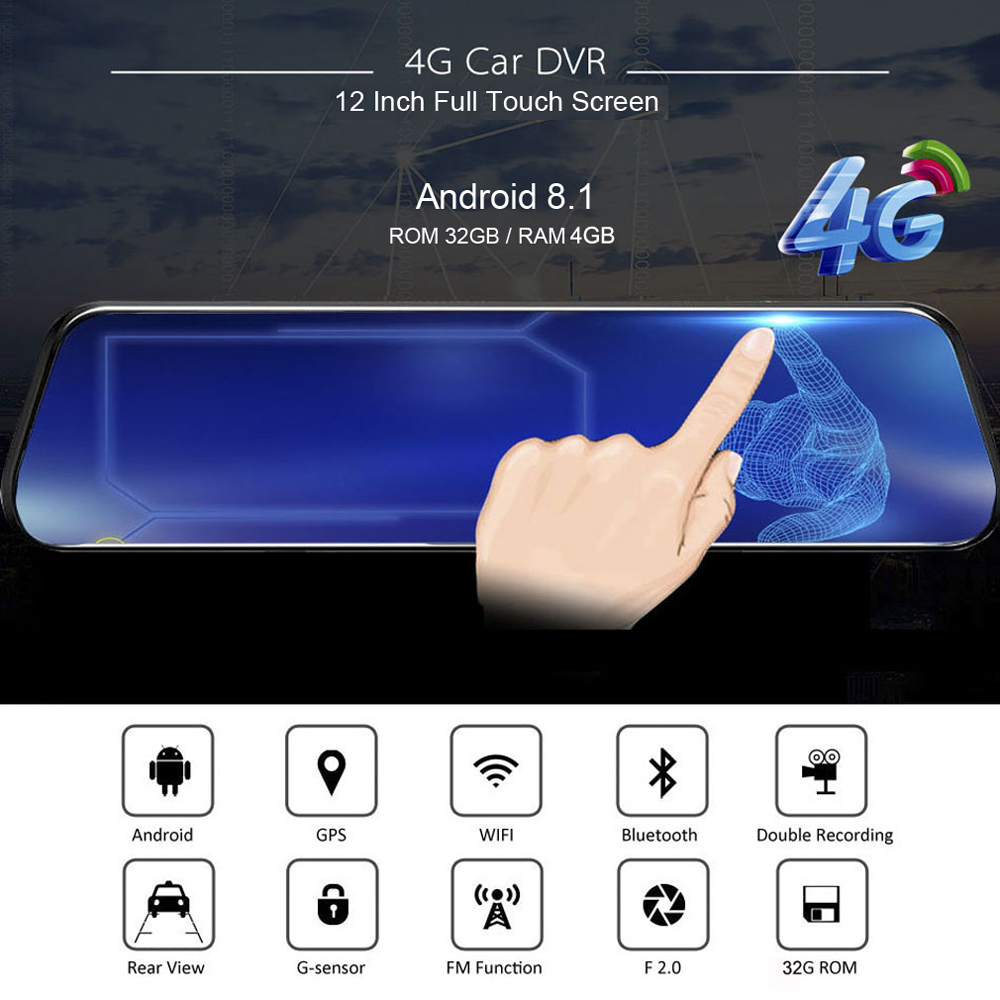 Neueste 12 Zoll Android 8,1 Sm – Dash Cam Rear View Mirror 12 Inch Bewertung und Preis