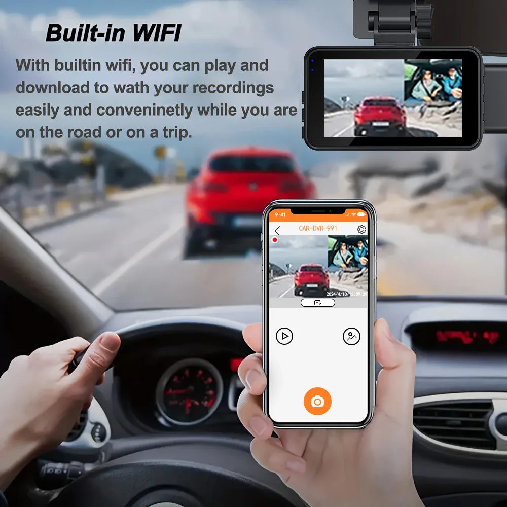 XZY Neue 3-Linsen-WiFi-HD-Auto – Dash Cam Night Vision Infrared Bewertung und Preis