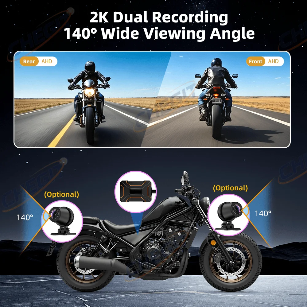 2K/1080P Dual-Objektiv Wasserd – Dash Cam 2K Dual Lens Bewertung und Preis