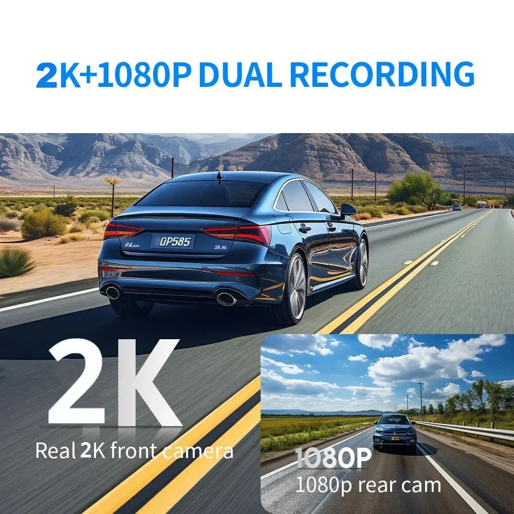 2K Dual Lens Dash Kamera WiFi  – Dash Cam 2K Dual Lens Bewertung und Preis