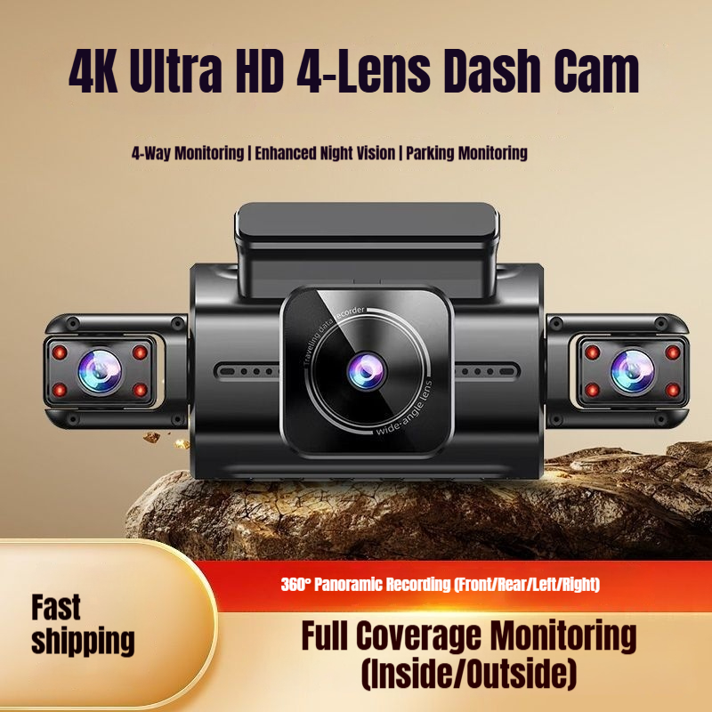 2K 1080P 4-Kanal 360° Panorama – Dash Cam 2K Dual Lens Bewertung und Preis
