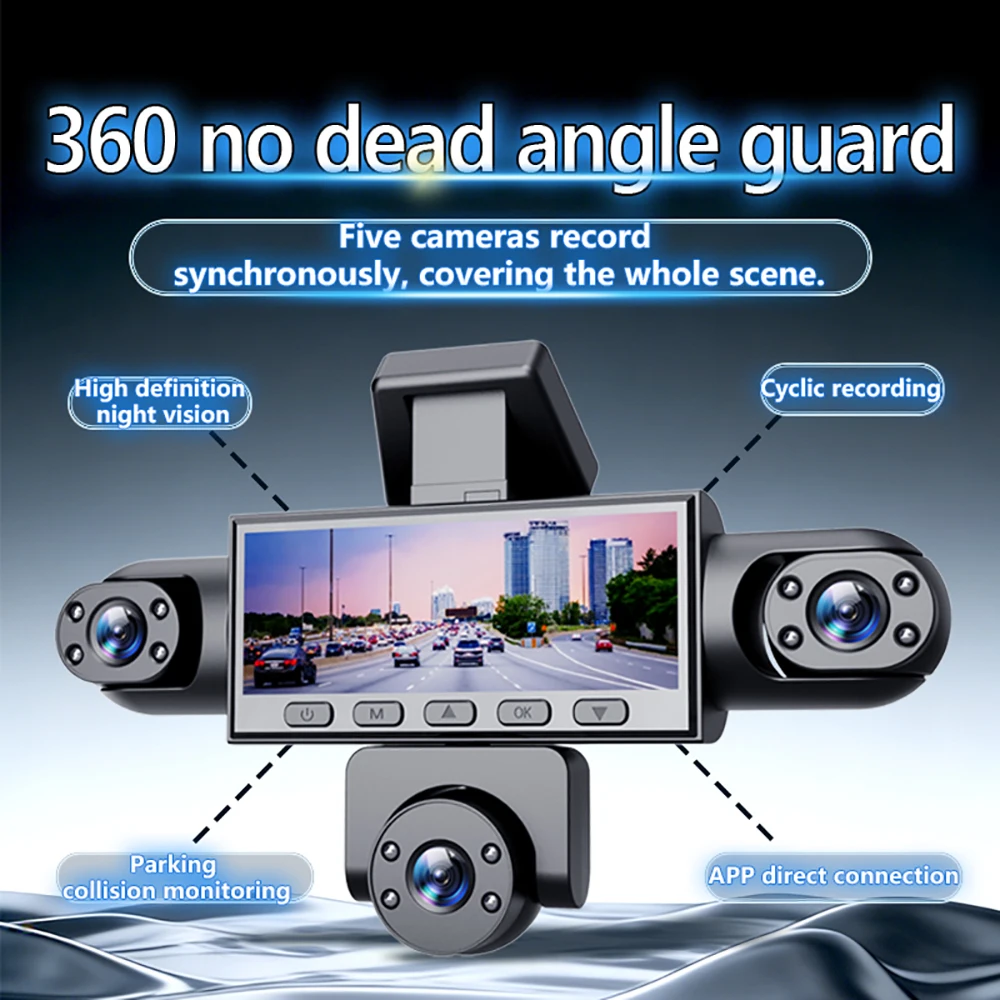 Upgrade 3/5-Kanal 360-Grad-Aut – Dash Cam 360 Degree Panoramic Bewertung und Preis