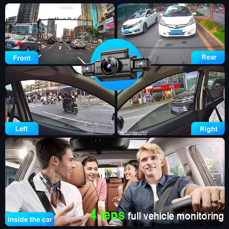 4-Kanal versteckte Dashcam mit – Dash Cam Front And Rear 4K Bewertung und Preis