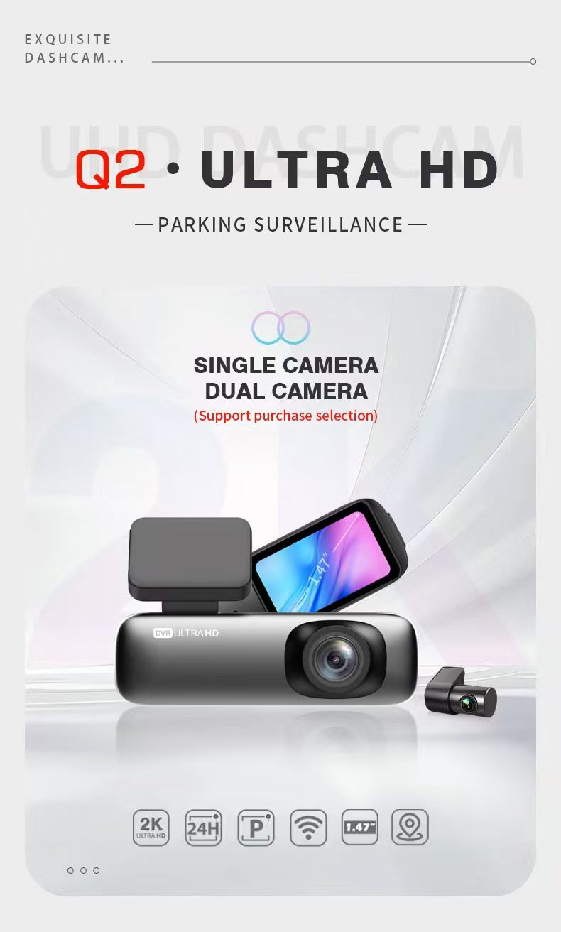 Neue 2026 Q2 2K Dual-Objektiv  – Dash Cam 2K Dual Lens Bewertung und Preis