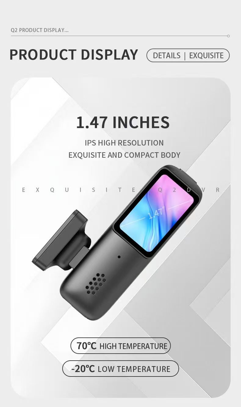 Neue 2026 Q2 2K Dual-Objektiv  – Dash Cam 2K Dual Lens Bewertung und Preis