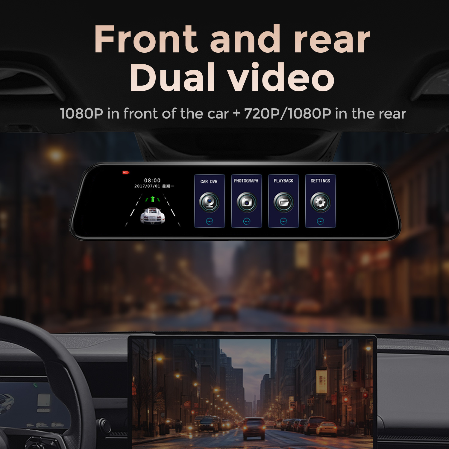 Neue 10/12 Zoll Recorder-Spieg – Dash Cam Rear View Mirror 12 Inch Bewertung und Preis