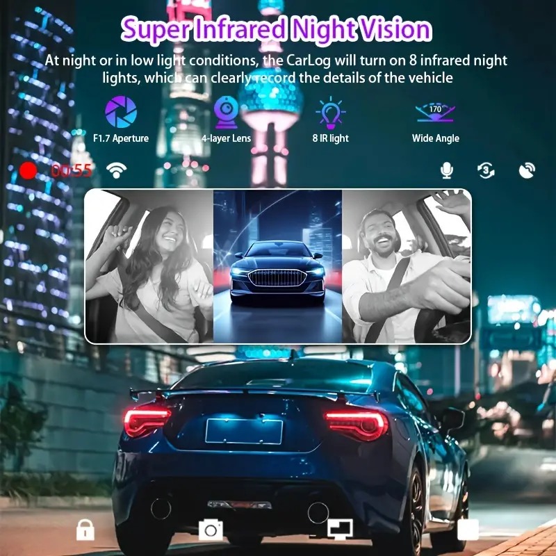 1080P HD DashCam für Autos 3/4 – Dash Cam 3 Channel 1080P Bewertung und Preis