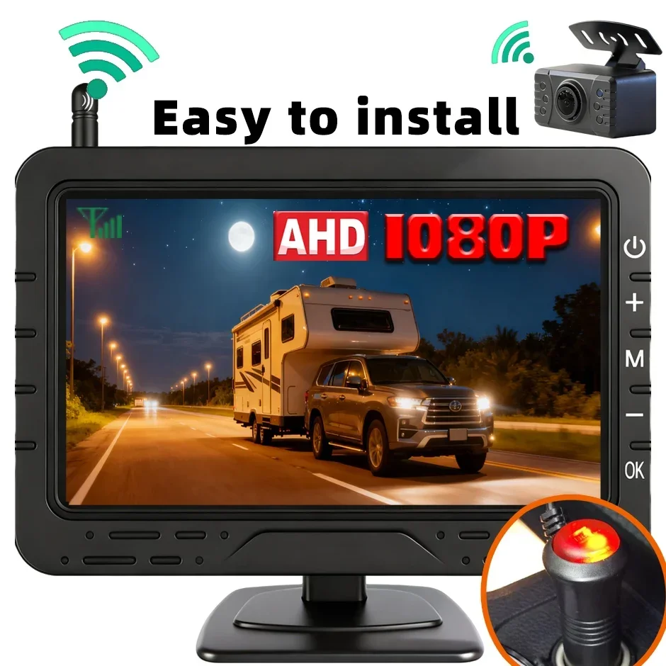 HD Kabellose 4,3-Zoll-Parkkame – Dash Cam With Parking Monitor Bewertung und Preis