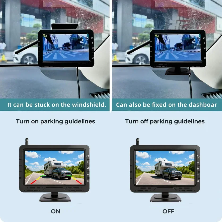 HD Kabellose 4,3-Zoll-Parkkame – Dash Cam With Parking Monitor Bewertung und Preis