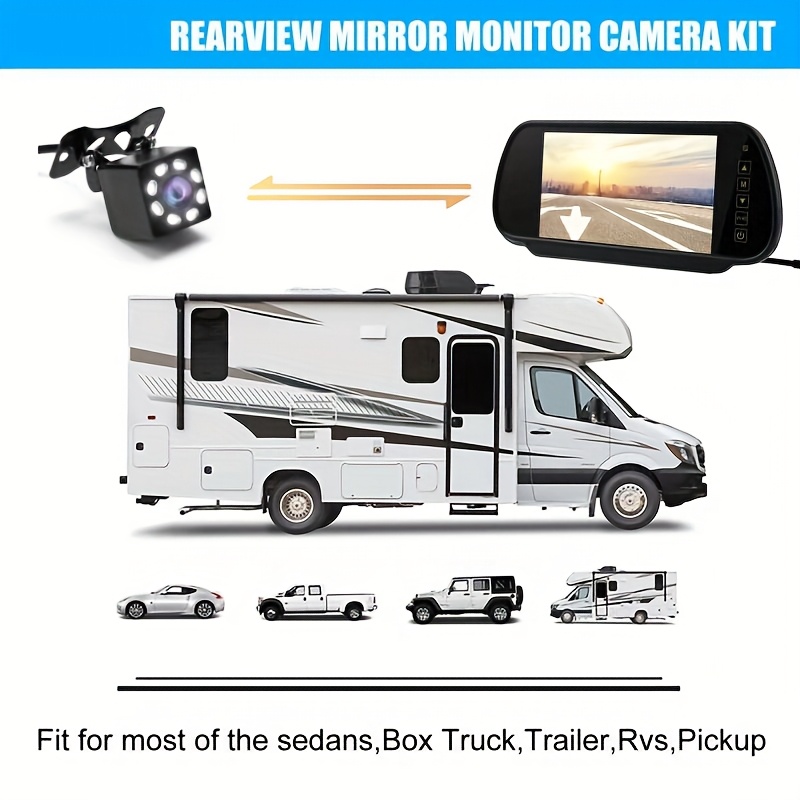 17,78 cm Spiegel-Backup-Rückfa – Dash Cam Mirror Backup Camera Bewertung und Preis