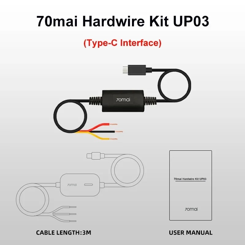 70mai Hardwire-Kit UP03 24H Pa – Dash Cam With Parking Monitor Bewertung und Preis