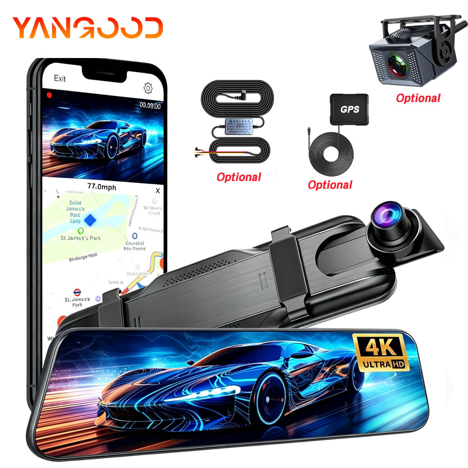 4K+2.5K Touchscreen-Rückspiege – Dash Cam 4K Sony Starvis Bewertung und Preis