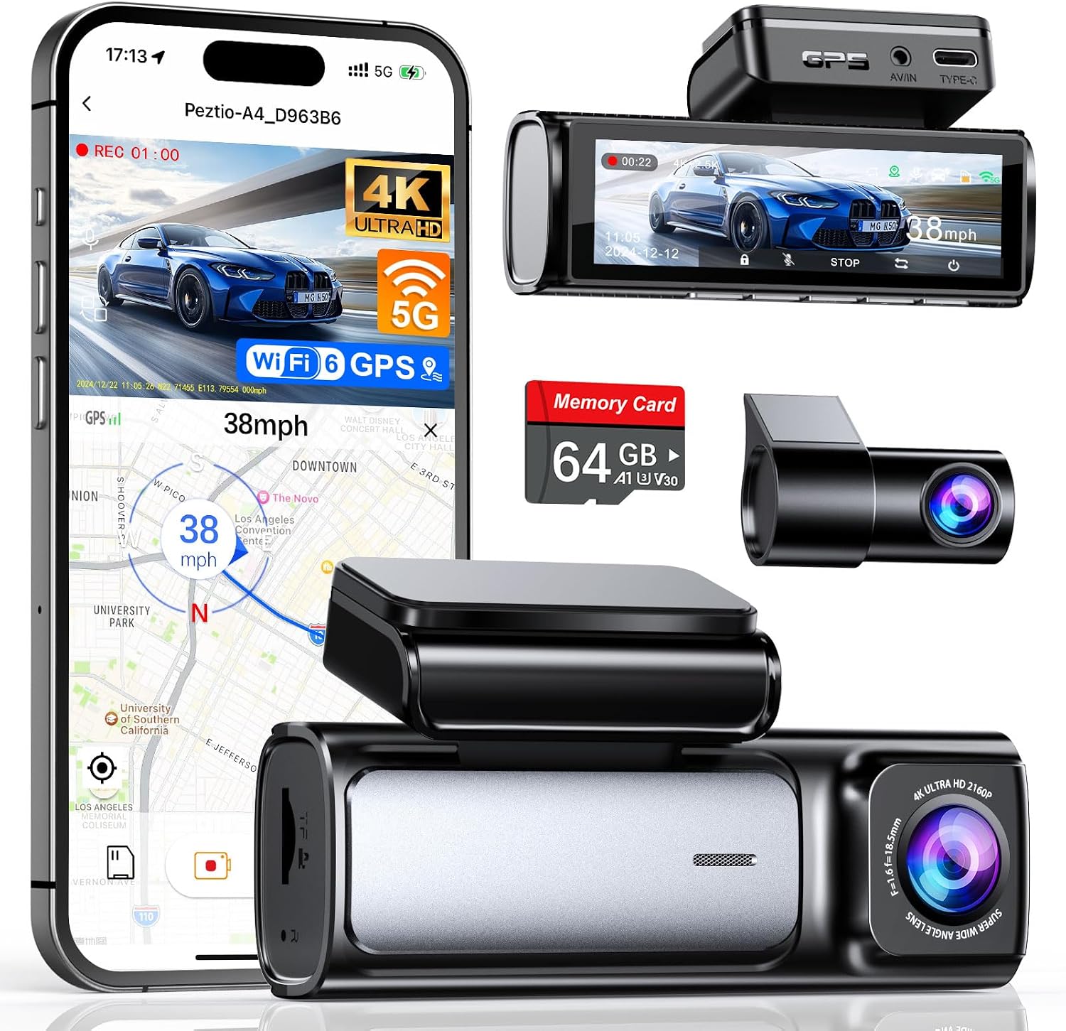Front- und Rück-Dashcam 4K 25K – Dash Cam Front And Rear 4K Bewertung und Preis
