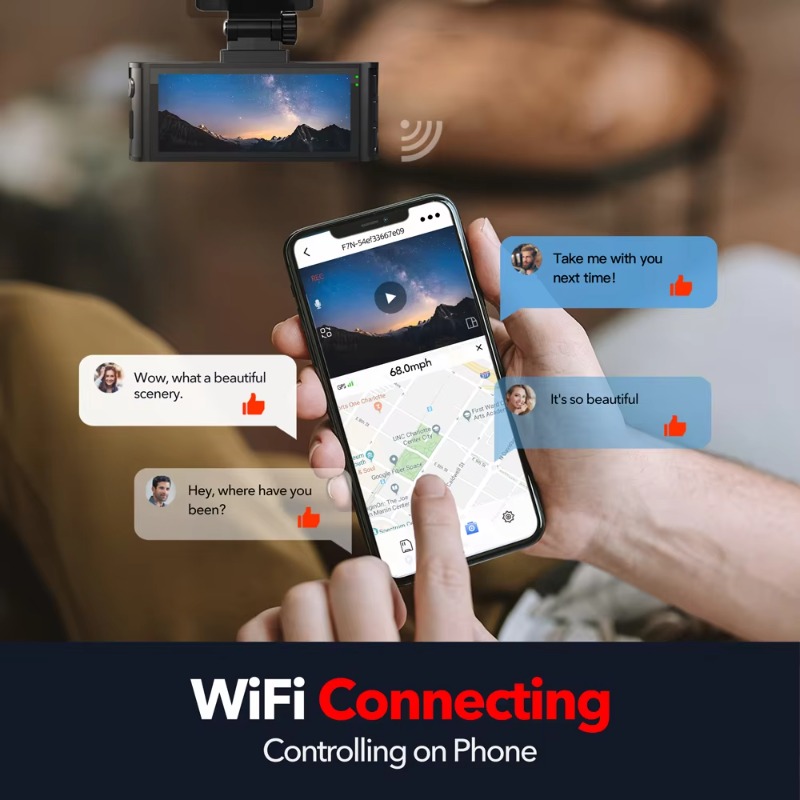 F7N WIFI GPS Unterstützung 3,1 – Dual Dash Cam With Gps Wifi Bewertung und Preis