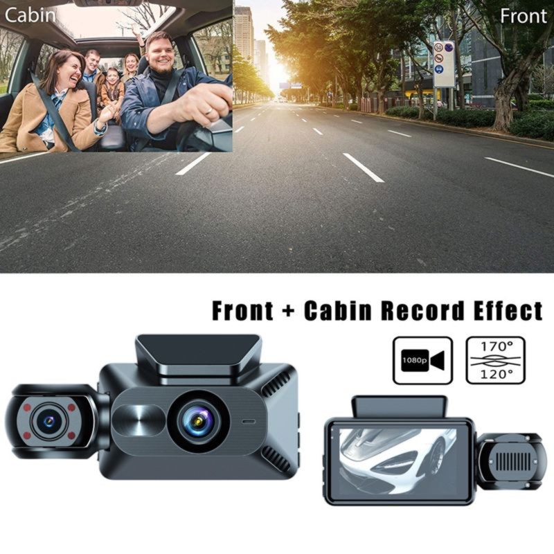 Supersale 1080P Auto-Dashcam W – Dash Cam 3 Channel 1080P Bewertung und Preis