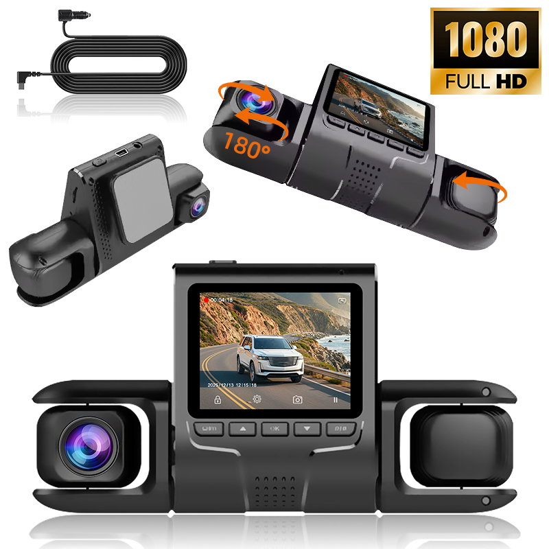 Zweikanalige integrierte Dashc – Dash Cam Night Vision Infrared Bewertung und Preis