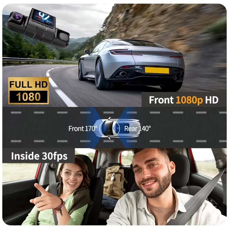 Zweikanalige integrierte Dashc – Dash Cam Night Vision Infrared Bewertung und Preis