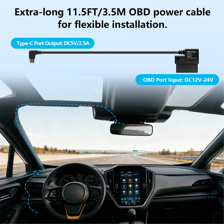 OBD-Hardwire-Kit für Dashcam m – Dash Cam Hardwire Kit Bewertung und Preis