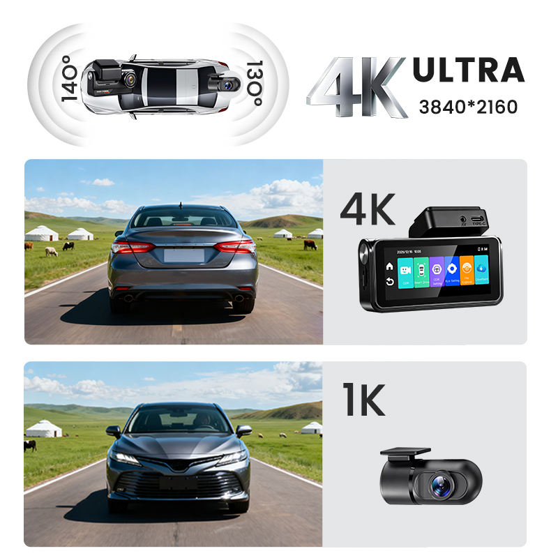 4G SIM Dashcam mit Touchscreen – Dual Dash Cam With Gps Wifi Bewertung und Preis