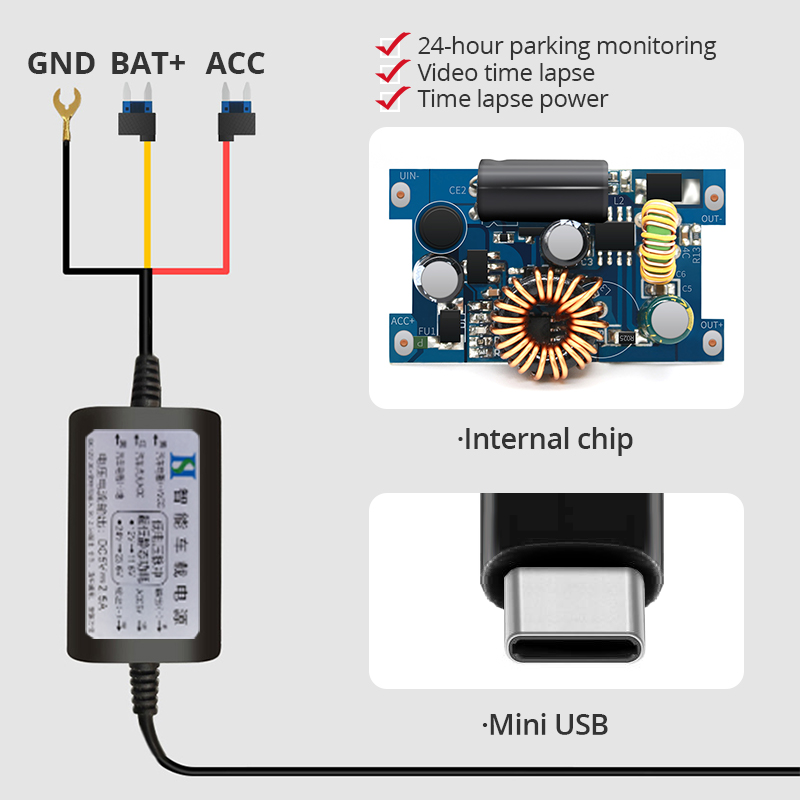 Yangood 3,5 Meter Buck Line fü – Dash Cam Hardwire Kit Bewertung und Preis