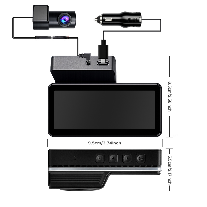 4K Dual-Objektiv Smart HD Clou – Dash Cam Front And Rear 4K Bewertung und Preis