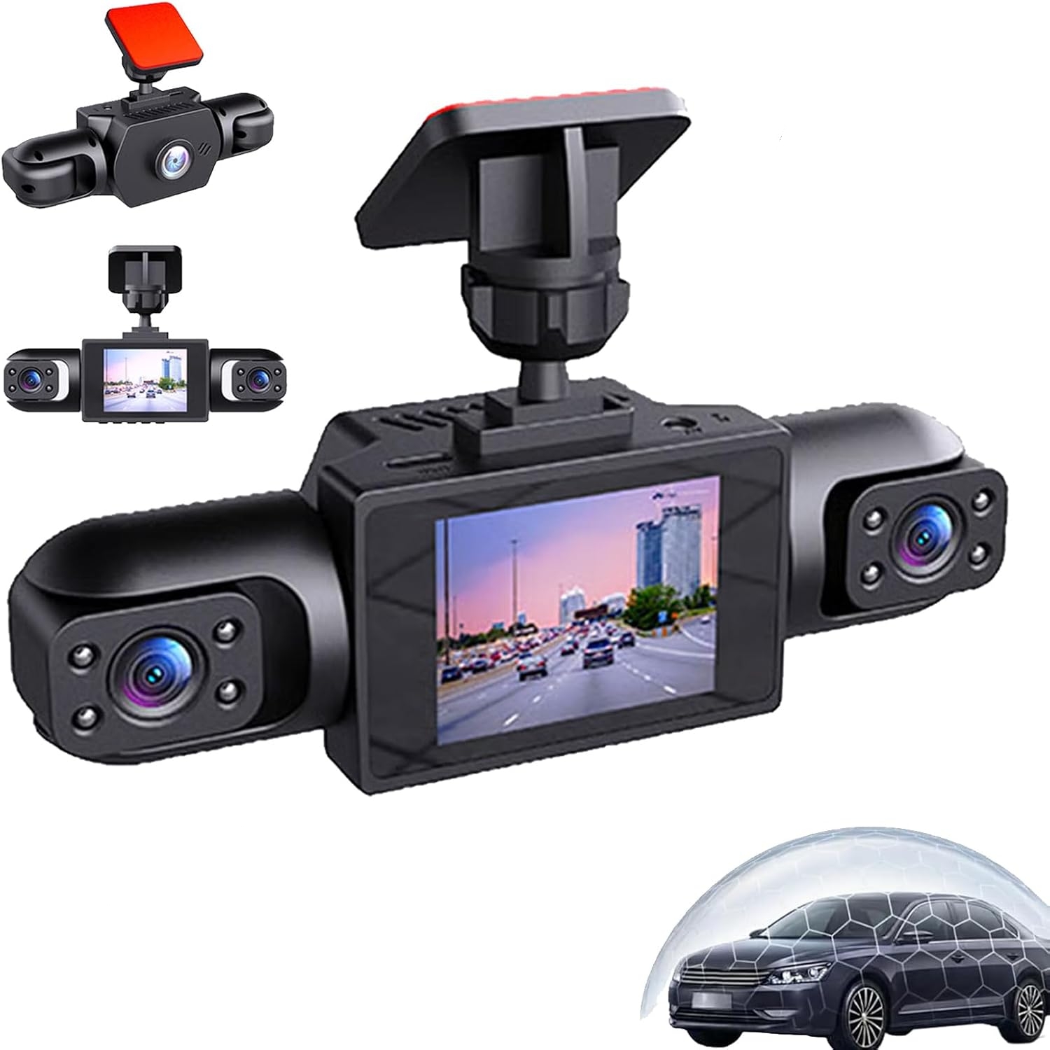 Rundum 360-Grad 1080P Panorama – Dash Cam 360 Degree Panoramic Bewertung und Preis