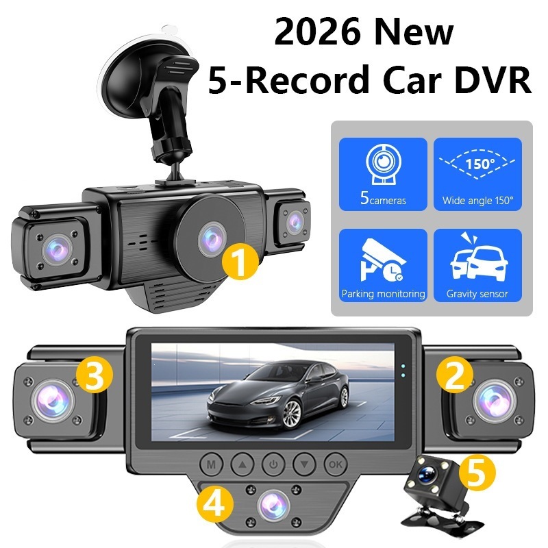 Neue 5-Linsen 5-Kanal Dashcam, – Dash Cam Night Vision Infrared Bewertung und Preis