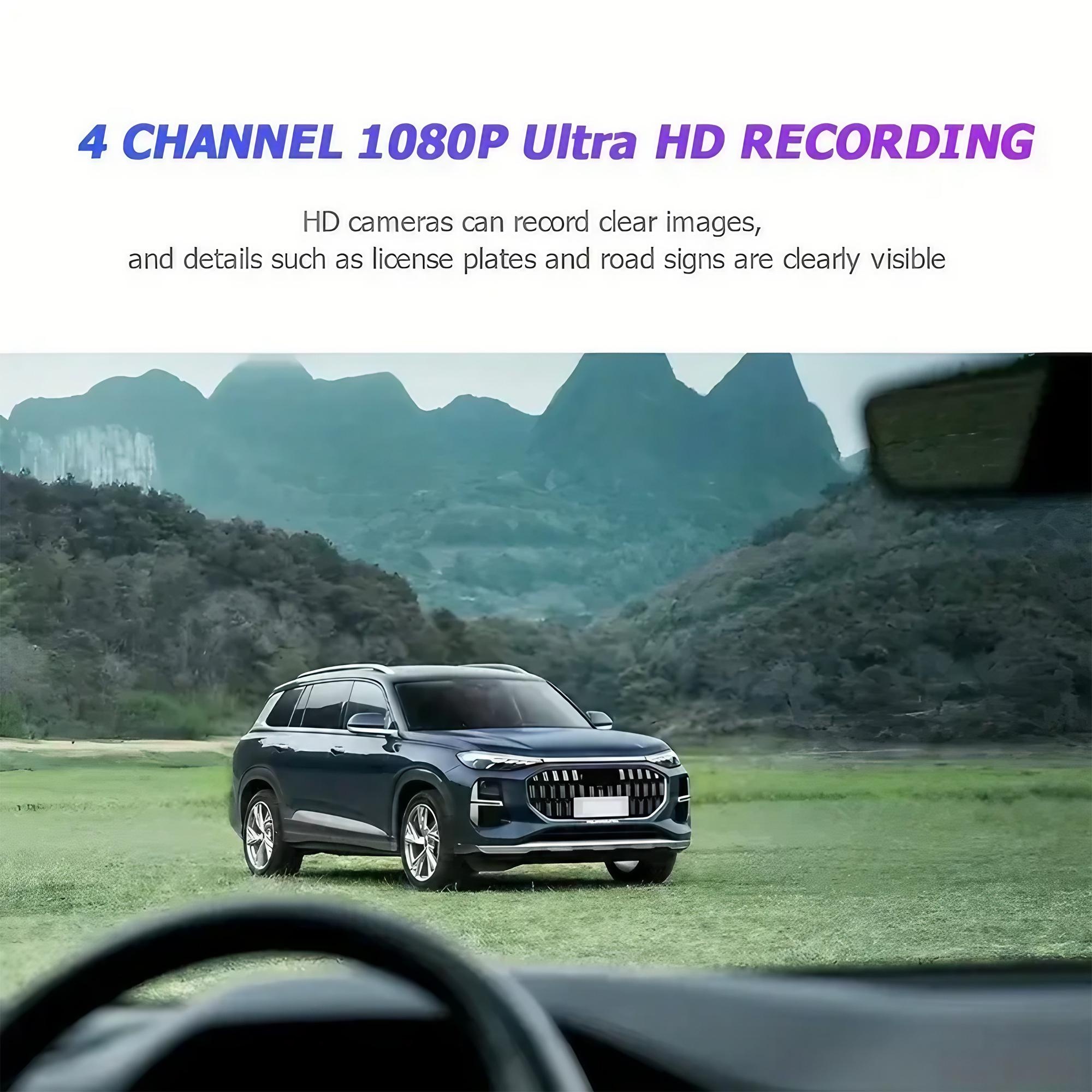 4-Linsen-Dashcam 1080P Full HD – Dash Cam 360 Degree Panoramic Bewertung und Preis