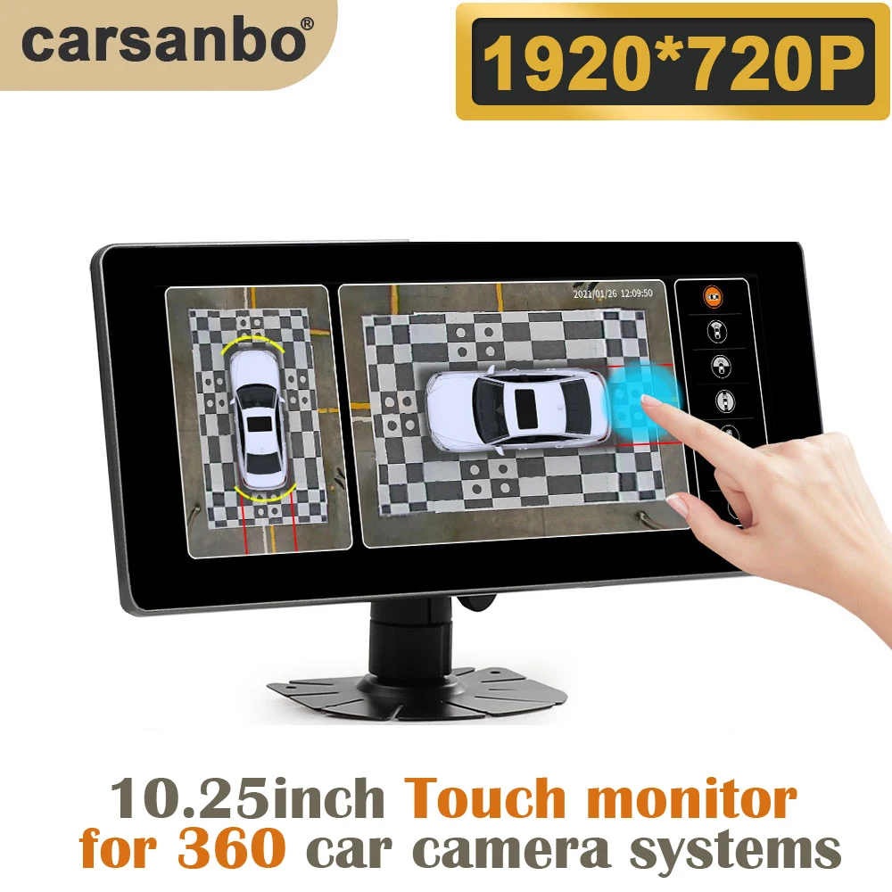Carsanbo 10,25 Zoll Touchscree – Dash Cam 360 Degree Panoramic Bewertung und Preis
