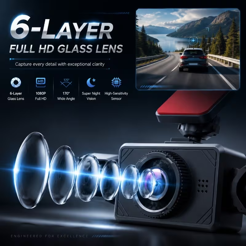 3/4-Kanal 1080P Dashcam, Drehb – Dash Cam 3 Channel 1080P Bewertung und Preis