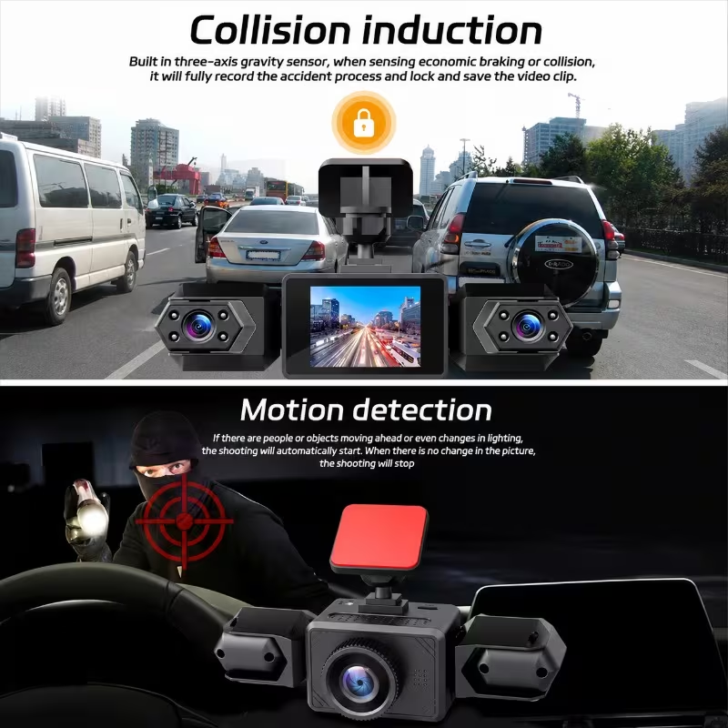 3/4-Kanal 1080P Dashcam, Drehb – Dash Cam 3 Channel 1080P Bewertung und Preis