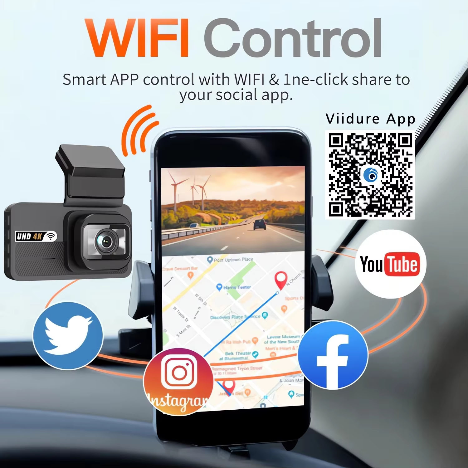 4K + 2,5K Dash Cam WIFI ADAS G – Dash Cam 4K Sony Starvis Bewertung und Preis