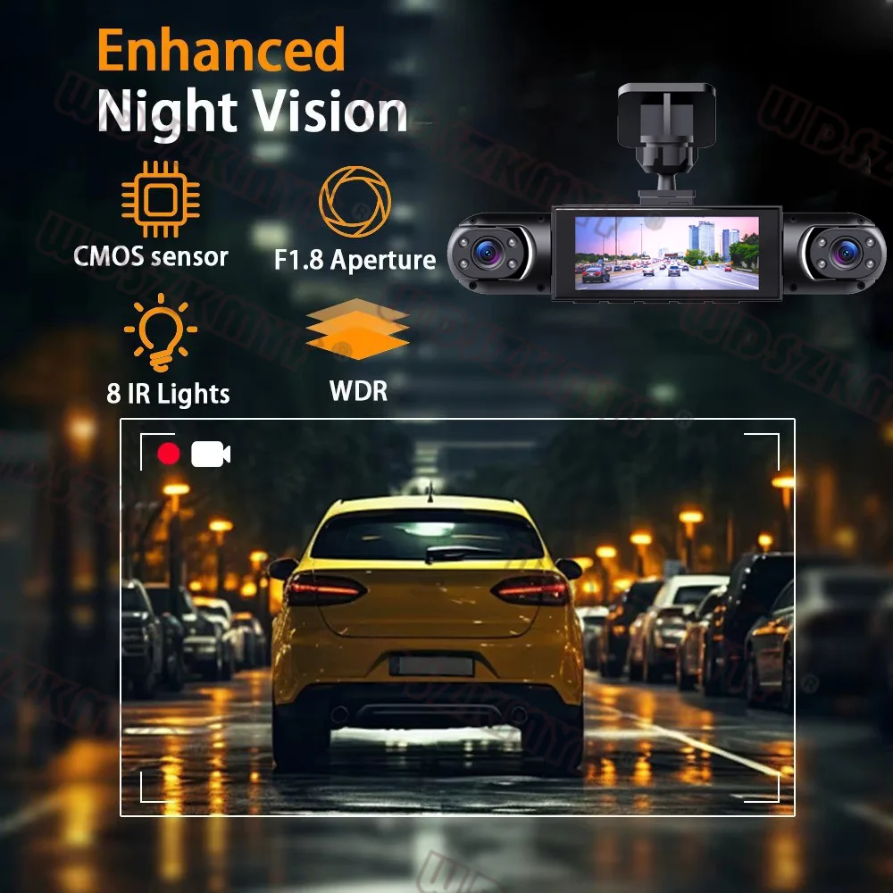 4-Linsen-Auto-DVR 360-Grad-Vid – Dash Cam 360 Degree Panoramic Bewertung und Preis