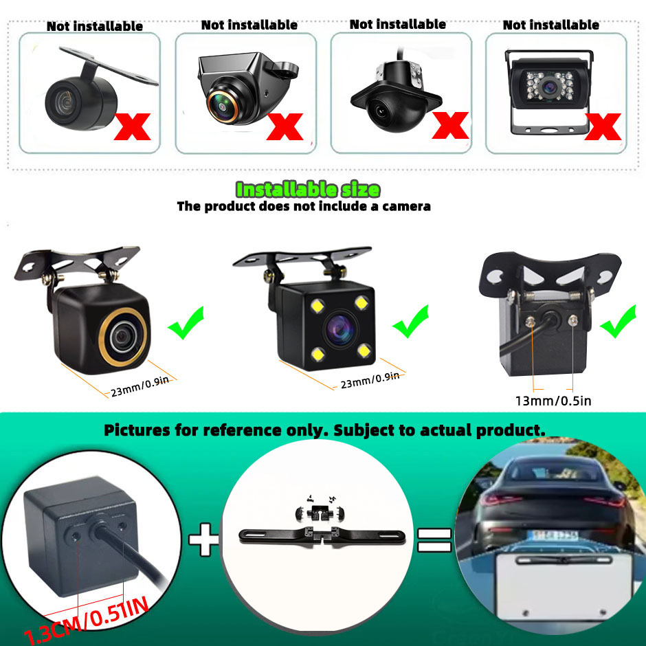 QXNY Rückfahrkamera Kennzeiche – Dash Cam Mirror Backup Camera Bewertung und Preis